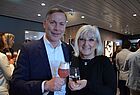 Gaby Ganserer (Ganserer Touristik, Frontenhausen) mit Vertriebschef Udo Lutz