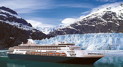 In Alaska ist Holland America Line mit sieben Schiffen unterwegs - im Bild die Maasdam