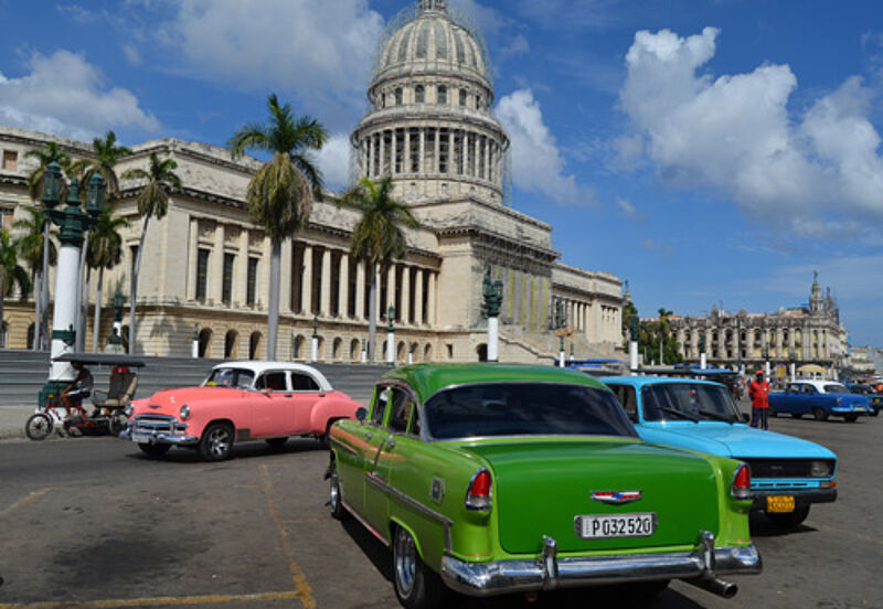 In Havanna – hier das Capitolio – sind Unterkünfte nur noch schwer zu bekommen In Havanna – hier das Capitolio – sind Unterkünfte nur noch schwer zu bekommen