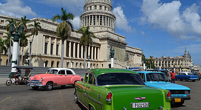In Havanna – hier das Capitolio – sind Unterkünfte nur noch schwer zu bekommen In Havanna – hier das Capitolio – sind Unterkünfte nur noch schwer zu bekommen