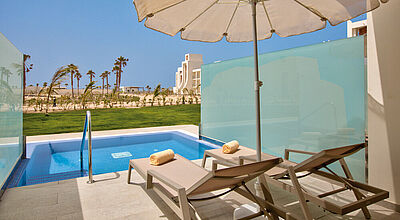 Einige der Zimmer im Riu Palace Santa Maria haben einen Plungepool Einige der Zimmer im Riu Palace Santa Maria haben einen Plungepool