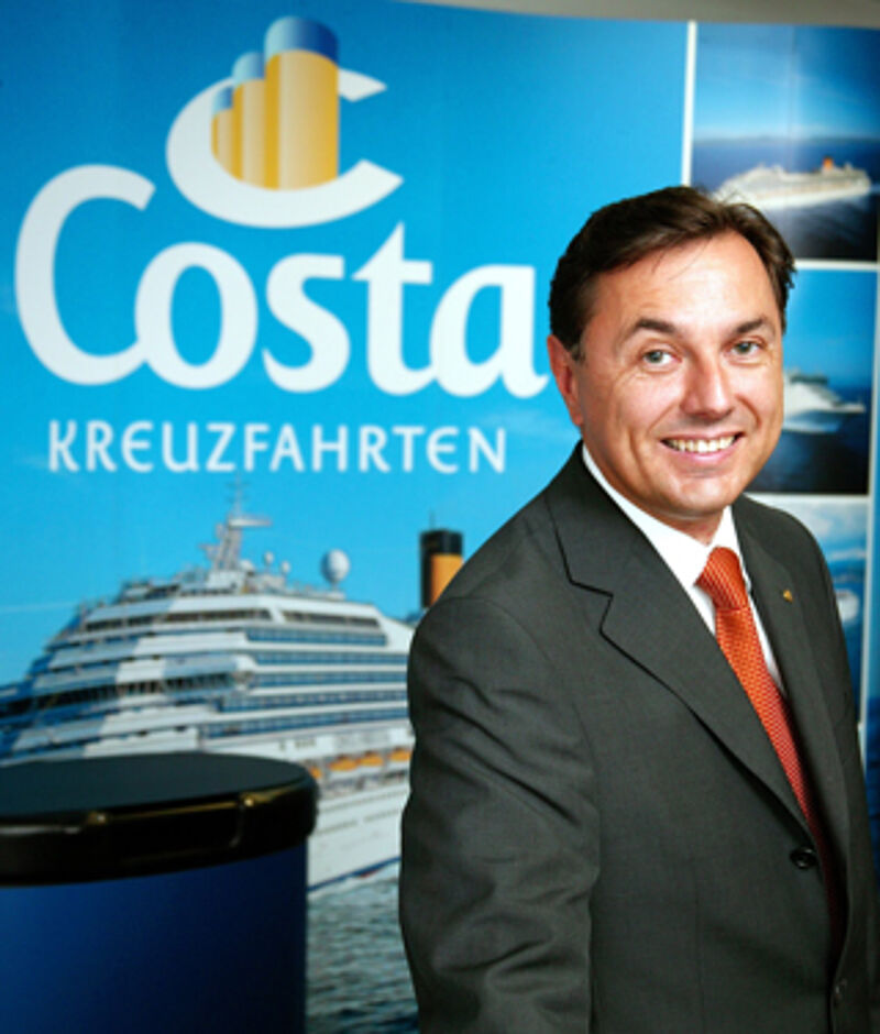 Rechnet mit steigenden Provisionen bei Reisebüros: Costa-Manager Jensen.