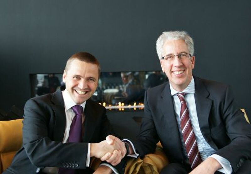 Zufrieden mit dem Fair-Play-Deal: Gerald Kassner (rechts) und Thomas Bösl Foto: QTA