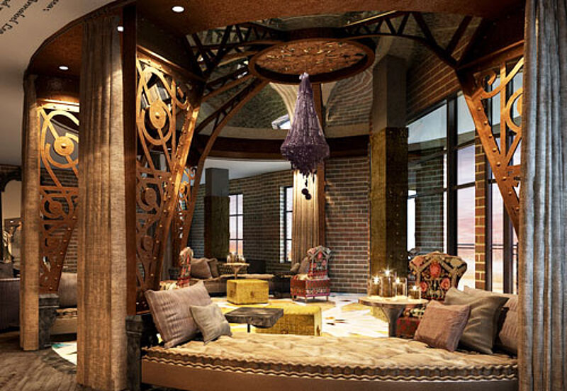 So soll die Lobbybar des Noel Place Hotels in Nashville aussehen, das bald unter der Starwood-Marke Tribute Portfolio eröffnen wird