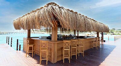 Die neue Stegbar im Gloria Verde Resort. Foto: Gloria Hotels & Resorts