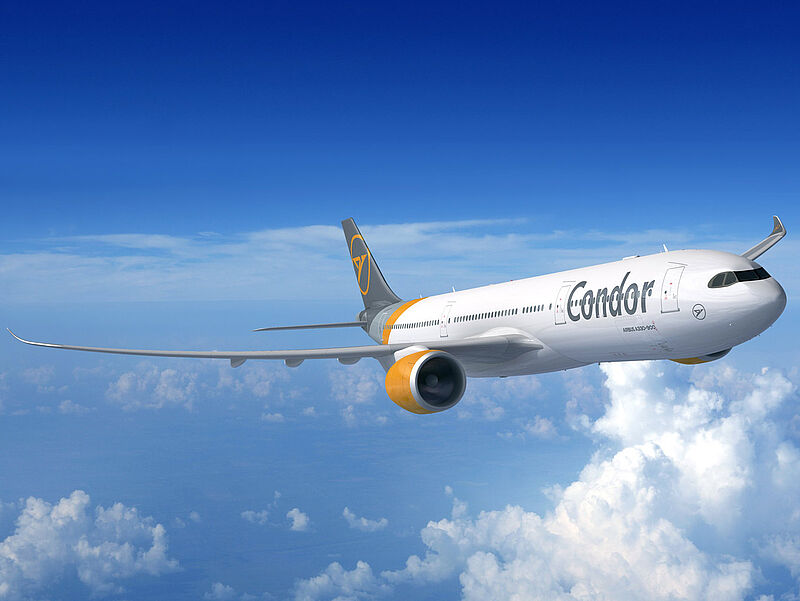 Bis 2024 erhält Condor 16 neue Airbus-Jets vom Typ A330-900 Neo. Foto: Airbus