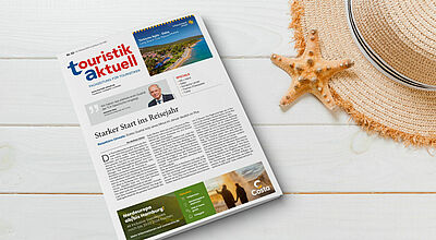 Die neue Ausgabe von touristik aktuell ist wie gewohnt als gedrucktes Heft und als E-Paper erhältlich. Foto: Mykola-Sosiukin/ iStock
