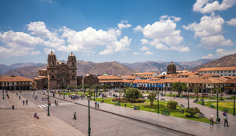 Für einige Länder, darunter Peru – im Bild Cuzco –, bietet Bavaria Fernreisen nun englischsprachige Touren in internationalen Gruppen an