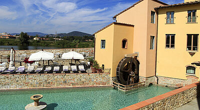 Das Hotel Mulino di Firenze liegt außerhalb von Florenz