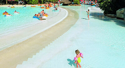 Kinder-Pools und Wasserrutschen sind wichtige Kriterien für Ferien mit dem Nachwuchs