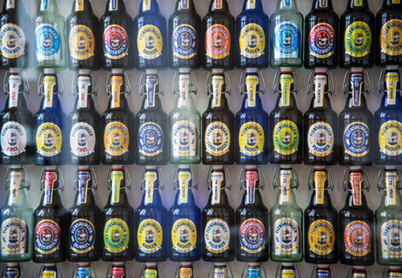 Ungewöhnliches Design: Das Brauerei-Themenzimmer im Hotel Alte Post in Flensburg