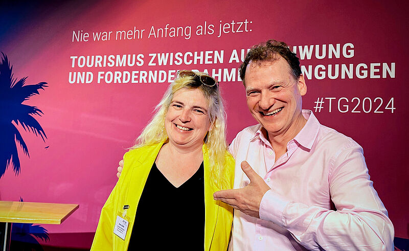 ASR-Präsidentin Anke Budde und Chamäleon-Chef Ingo Lies