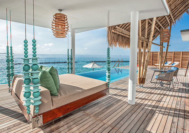 Das neue Emerald Maldives Resort & Spa hat 120 Villen. Modell: Emerald Maldives