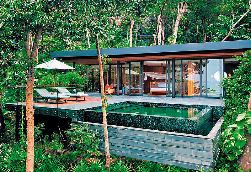 Zum Six Senses Krabey Island in Kambodscha gehören 40 Villen