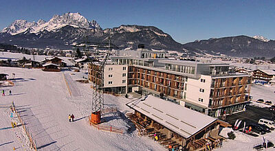 Vom Hotel direkt auf die Piste: das neue LTI Kaiserfels Resort in St. Johann in Tirol