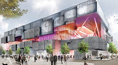 So soll das neue Einkaufszentrum „Volt Berlin“ aussehen