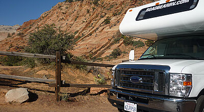 Wohnmobile, hier ein Camper von Roadbear in den USA, sollten möglichst frühzeitig gebucht werden. Wohnmobile, hier ein Camper von Roadbear in den USA, sollten möglichst frühzeitig gebucht werden.