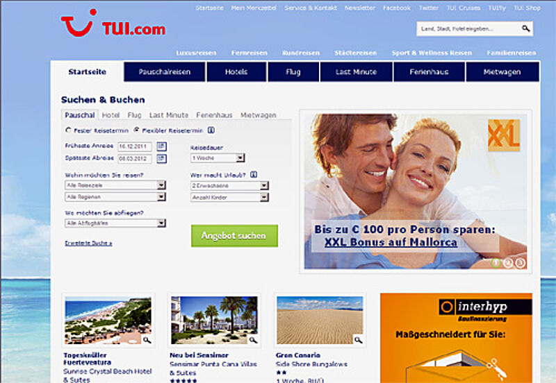 TUI.com agiert künftig ohne Direktlink zu Reisebüros