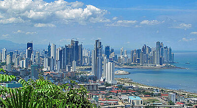 Hochhaussilhouette von Panama-Stadt