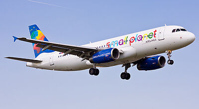 Die Flugzeuge von Small Planet Airlines fliegen zunächst einmal nicht mehr. Foto: Small Planet Airlines