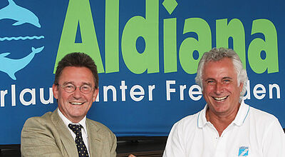 Galten als perfektes Team: Peter Wennel (links) und Jürgen Marbach