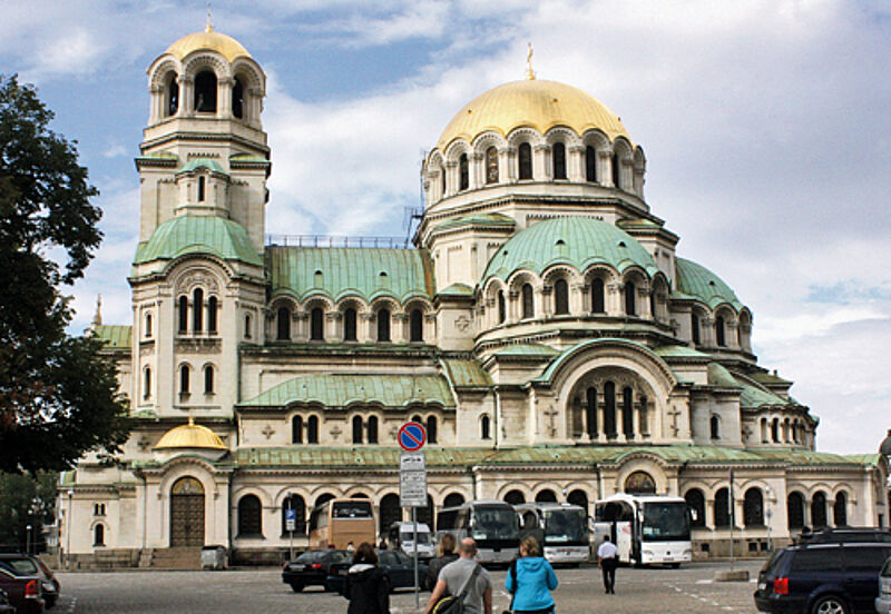 Die Alexander-Nevski-Kathedrale ist das Wahrzeichen von Sofia.