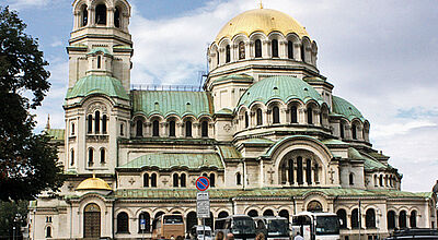 Die Alexander-Nevski-Kathedrale ist das Wahrzeichen von Sofia.