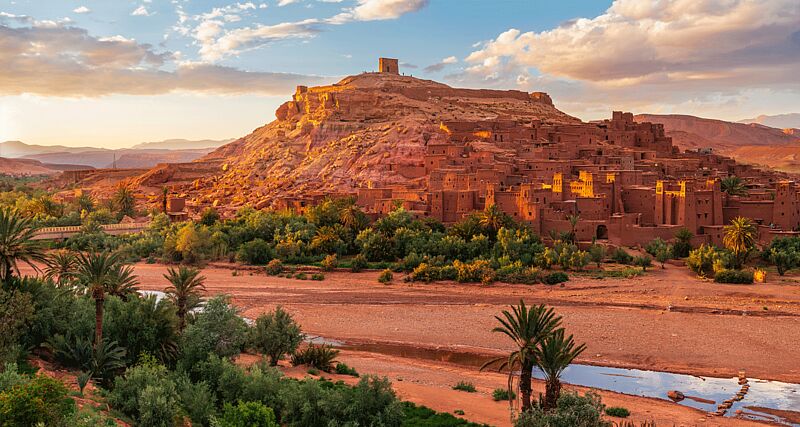 Fernreisespezialist Tischler veröffentlicht einen Katalog zu Marokko, im Bild die Stadt Ait Benhaddou