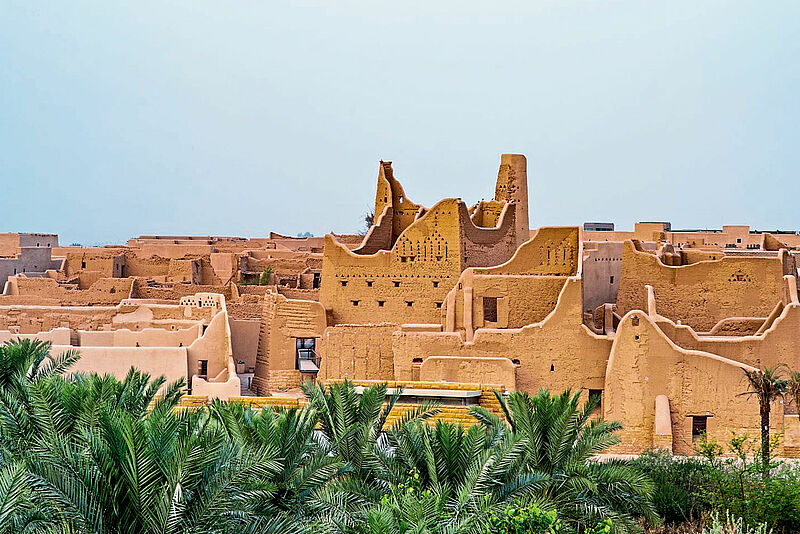 Gehört zum Weltkulturerbe: At-Turaif unweit von Riad ist eine der bedeutendsten Lehmziegelstätten der Welt