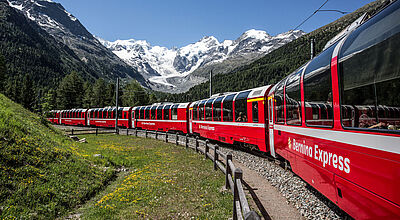Für Fahrten mit dem Bernina Express der Rhätischen Bahn gibt es in diesem Sommer nur noch Restkontingente