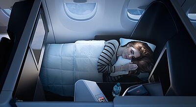 Komfort fast wie in der First Class: Delta bietet ab 2017 Suiten mit Schiebetüren an