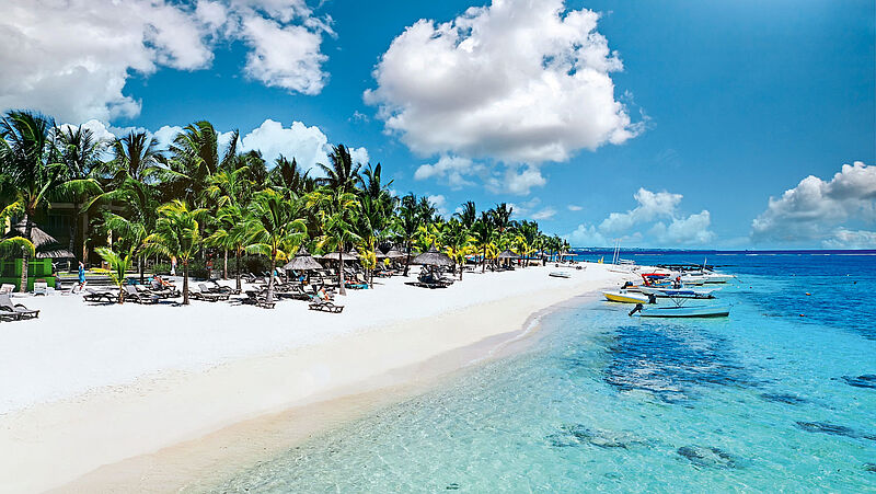 Fernziele sind überaus beliebt – hier Mauritius