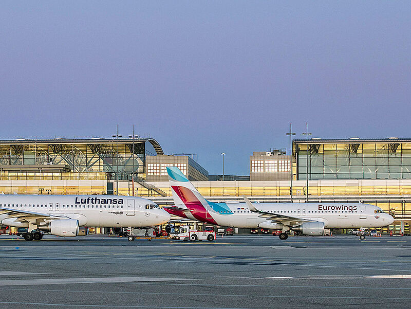 Mehr „Value“: Eurowings sattelt auf das Lufthansa-Vielfliegerprogram Miles & More um. Foto: Flughafen Hamburg