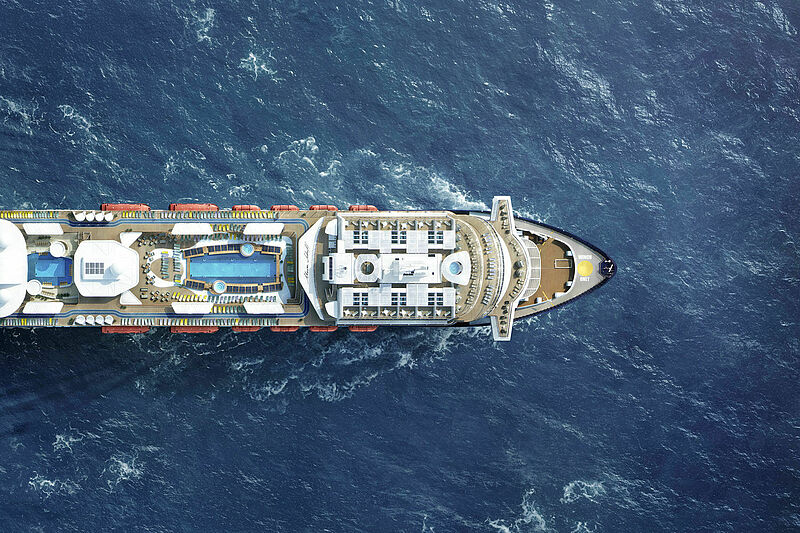 Die Einheiten der Mein-Schiff-Flotte seien für Weltreisen zu groß, erklärt TUI Cruises, und verweist als Alternative auf die deutlich kleinere Europa der Tochter Hapag-Lloyd Cruises. Foto: TUI Cruises 