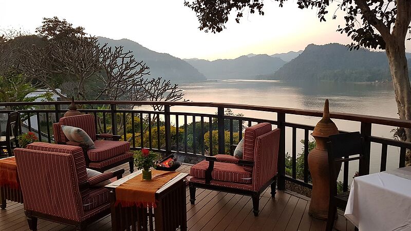 Das Grand Luang Prabang, Mitglied der Melia Collection, liegt am Ufer des Mekong in Laos