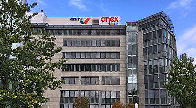 Die Zentrale von Anex Tour und Azur Air in Düsseldorf
