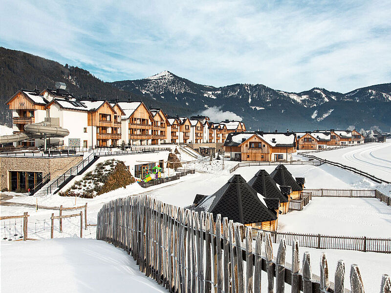 Das Familux Resort Dachsteinkönig im Salzkammergut bietet 90 Wochenstunden Kinderbetreuung. Foto: Daniela Jacob