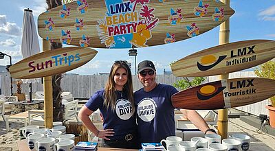 Freuen sich auf die neuen Events: Vertriebschef Mario Krug mit Kollegin Lisa Borgers