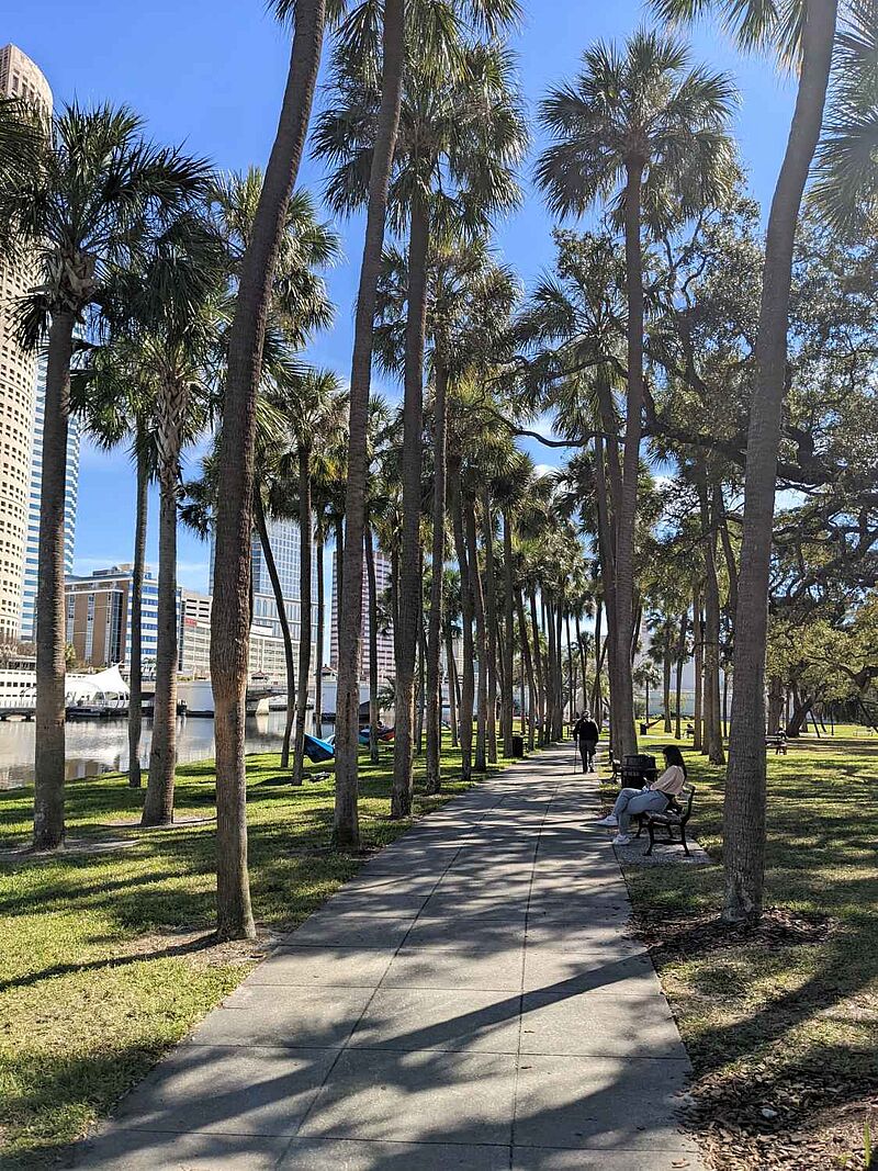 Eine der Attraktionen der Stadt: der River Walk am Hillsborough River