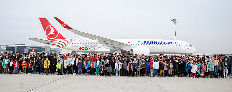 Turkish Airlines hatte Ende Februar das 400. Flugzeug bekommen