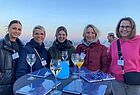 (von links) Anna Kortüm (Urlaubsexperte.de), Ines Hahn (Karl Hahn GmbH), Marion Knecht (Travel 4 You Reisen), Silke Sonntag (Panther Reisen) und Nicole Bock (Reisecenter Schaffranek)