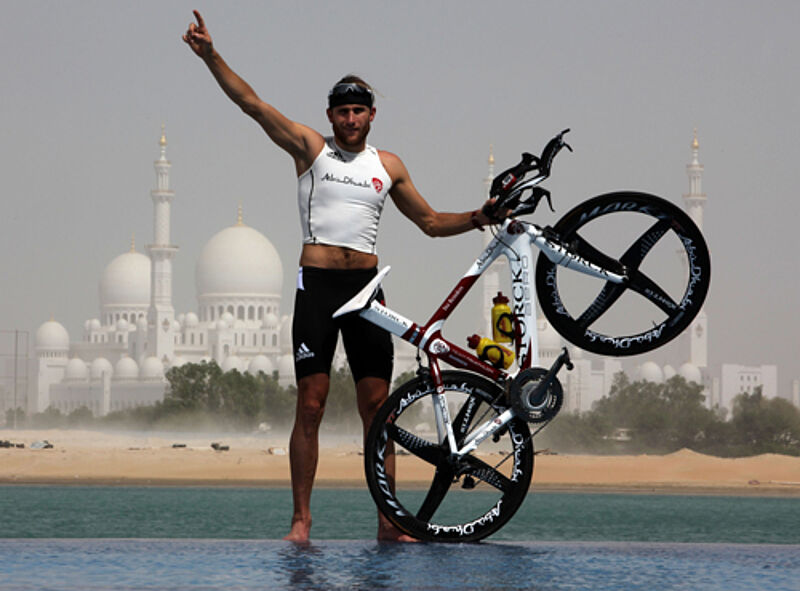 Geht ab sofort für Abu Dhabi an den Start: der Münchner Triathlet Faris al Sultan