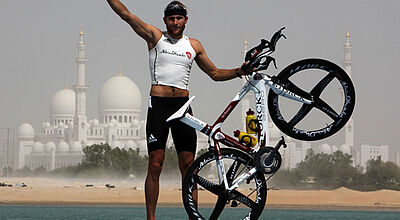 Geht ab sofort für Abu Dhabi an den Start: der Münchner Triathlet Faris al Sultan