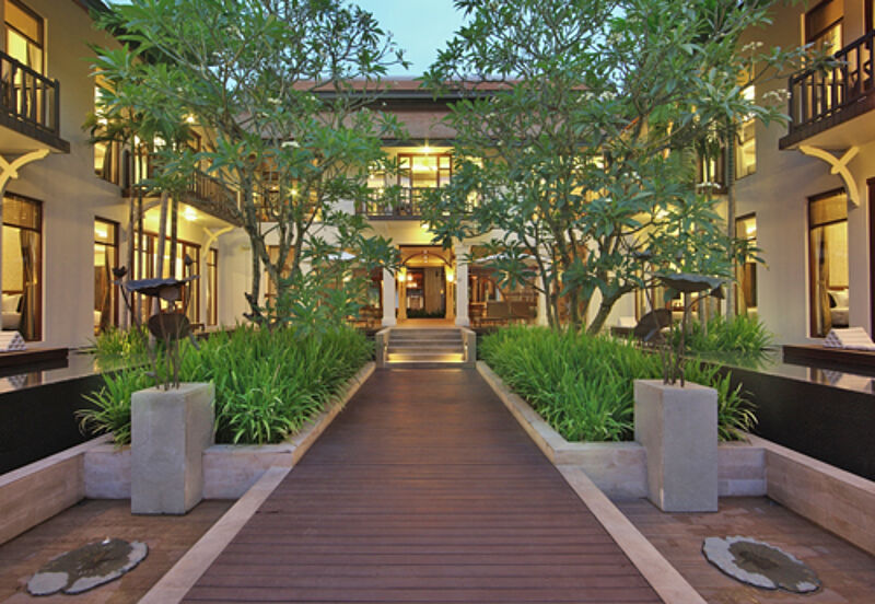 Das Anantara Angkor Resort & Spa liegt 15 Autominuten von Angkor Wat entfernt