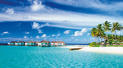 Wie im Centara Grand Island Resort & Spa Maldives soll es auch im Resort auf Kuba Overwater-Villen geben.