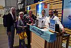 Das Team von Reisebüro Summertime aus Bad Langensalza mit Celina Wulf und Christian Wever von TUI Cruises