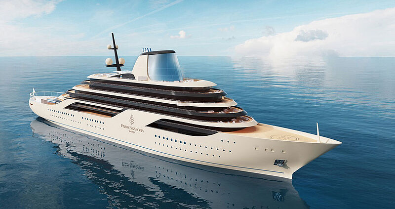 Die für 2026 bestellte zweite Luxusyacht wird baugleich zur ersten mit Auslieferung 2025 sein. Modell: Fincantieri