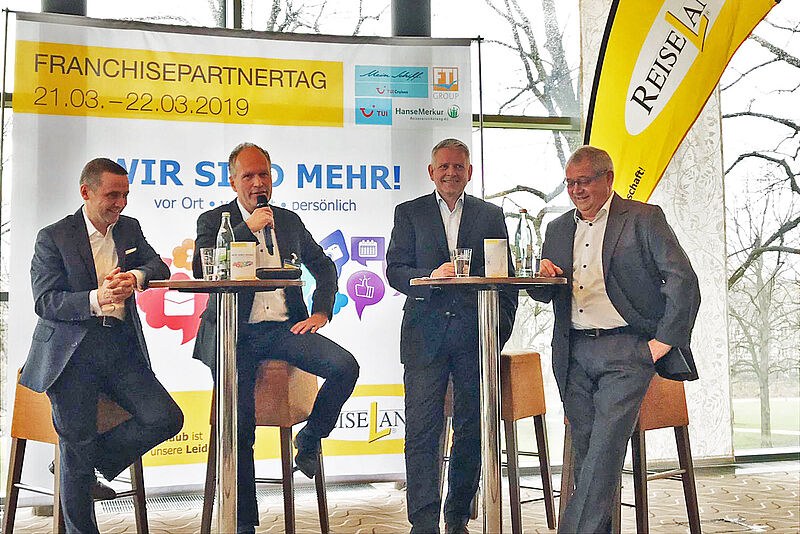 Diskutierten über das Thema Omnichannel (von links): Thomas Bösl, Michael Knapp, Ralph Schiller und Martin Schmidt-Hussinger