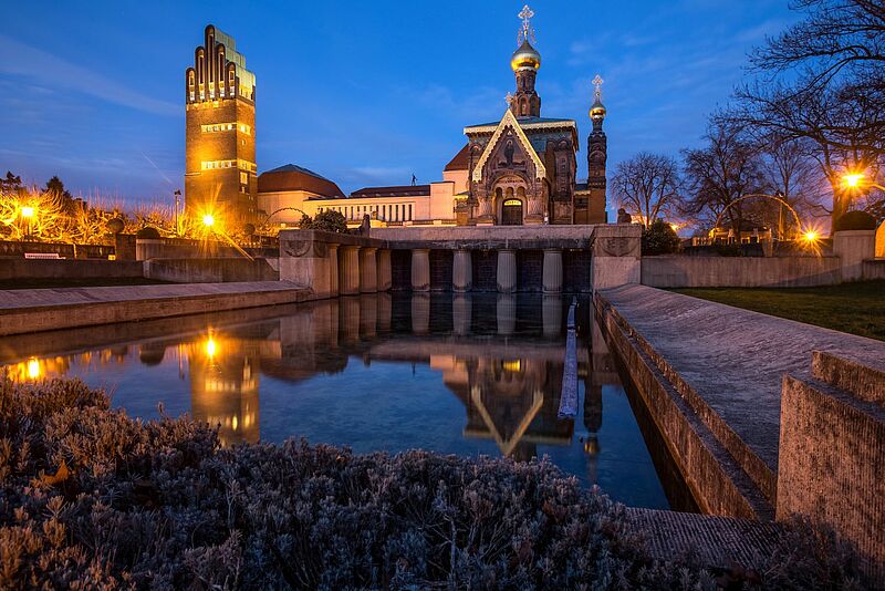 Die Unesco hat die Mathildenhöhe Darmstadt zum Welterbe erklärt. Foto: Teka77/iStockphoto 