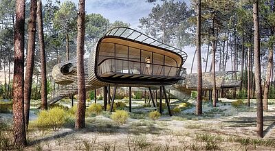 Für die Vermittlung von Center-Parcs-Urlaub – im Bild die französische Ferienanlage Landes de Gascogne – erhalten Agenturen neu fix zwölf Prozent Provision